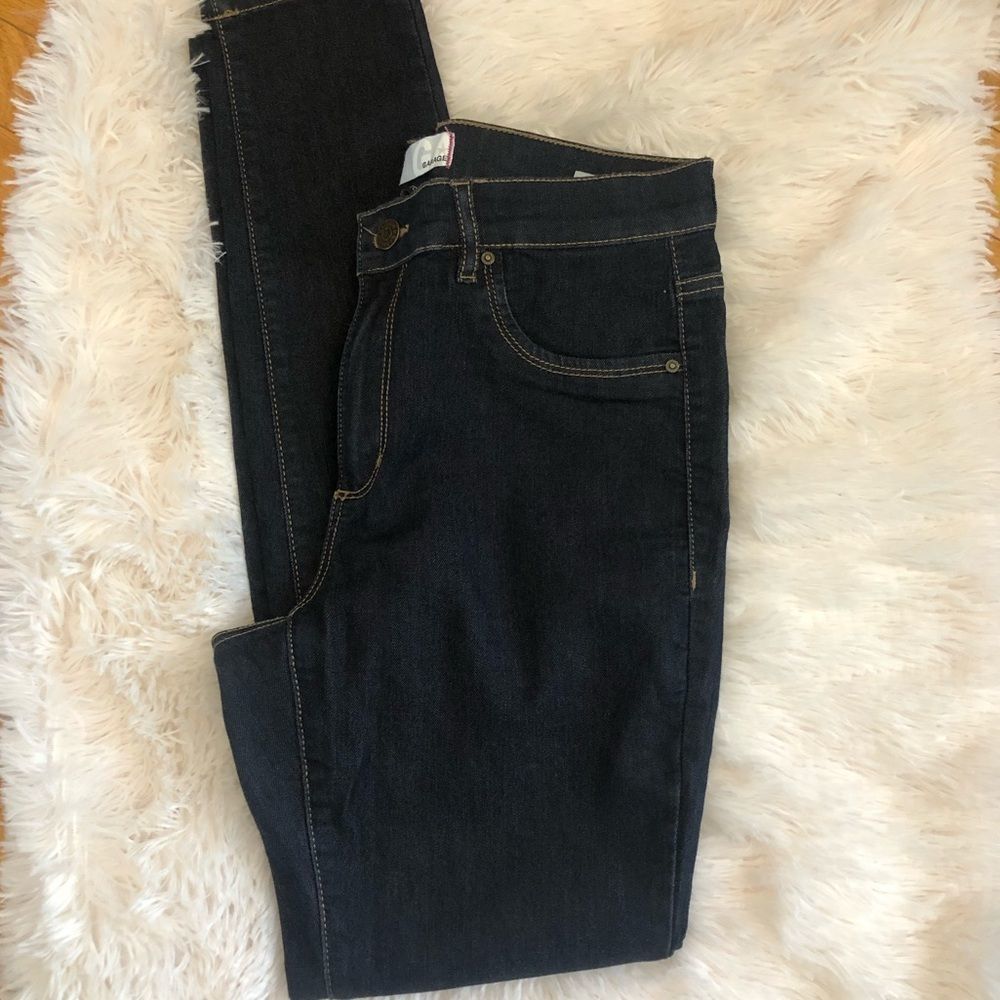 🔴 2 for $25 Garage dark wash retro high waist Jegging size 9